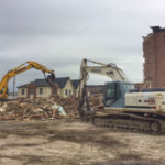 Demolition of Notre Dame Ambulatory Center - Central Falls, RI.